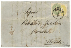 Österreich, 1863, Küstenland, GÖRZ, besonders klarer Abschlag auf ...