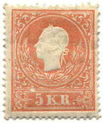 Österreich, 1858, 13 IIa, gut gezähnte, farbfrische Marke, ...