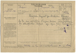 Österreich, 1891, Wien, Telegramm von Wien Josefstadt nach Stuttgart ...