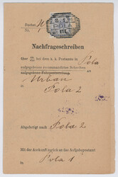 Österreich, 1896, POLA - POLICARPO - LUSSINPICCOLO, interessantes ...