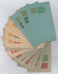 Österreich, 1900/1917, Privatganzsachen - Kartenbriefe mit ...