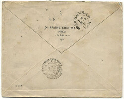 Österreich, 1903, PRAG - PORQUEROLLES, postgeschichtlich ...