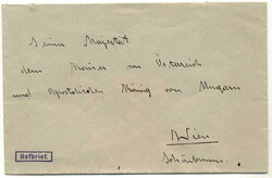 Österreich, 1910 ca., WIEN / Schönbrunn, wirkungsvoll beschrifteter ...