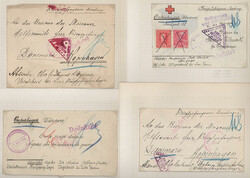 Österr.- Ung. Feldpost 1917/18, KRIEGSGEFANGENLAGER KLEINMÜNCHEN, ...
