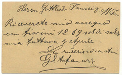 Österr. Lloyd, 1889, LLOYD AUSTRO-UNGARICO XLVI (Nil), klarer ...