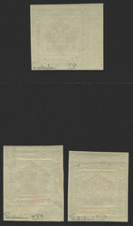 Österreich, 1877, 5 Ia, 1 kr., und 6 Ia und 6Ib, 2 kr., ...