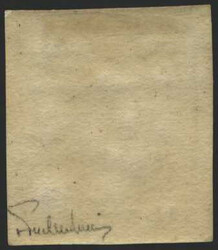 Lombardei & Venetien, 1850, 3 M III, 15 cts, rosa, Maschinenpapier, ...