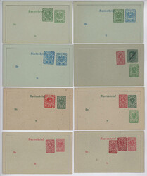 Österreich, 1918/22, KARTENBRIEFE mit diversesten Wertstempel - ...
