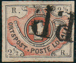 WINTERTHUR, 1850, sog. Winterthur mit gerade noch sichtbaren ...