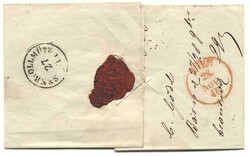 Österreich, 1850, Mähren, BAERN, zarter Abschlag auf interessanter ...