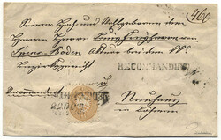 Österreich, 1863/64, Schlesien, JAEGERNDORF, zarter kompletter ...