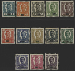 Österr. Feldpost Rumänien, 1919, I-XIII, FP IV mit BANI-Aufdruck, ...