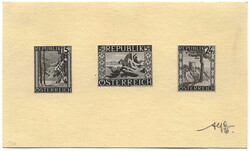 Österreich, 1945/47, zu 738-766, Freimarkenausgabe Landschaftsbilder ...