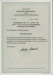 Österreich, 1945/47, zu 738-766, Freimarkenausgabe Landschaftsbilder ...