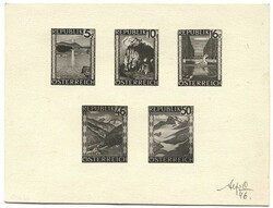 Österreich, 1945/47, zu 738-766, Freimarkenausgabe Landschaftsbilder ...