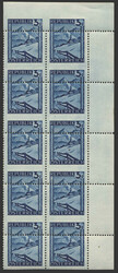 Österreich, 1945/47, 738, senkrechter 10er - Blcok aus der rechten ...