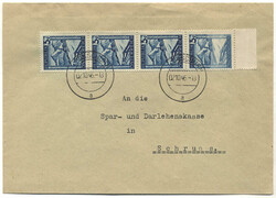 Österreich, 1946, 738, GASCHURN - SCHRUNS, senkrechter ...