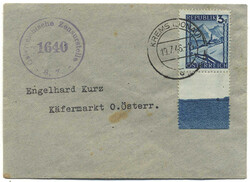 Österreich, 1946, 738, KREMS - KÄFERMARKT, kleinformatiger Brief, ...