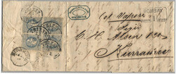 Österreich, 1870, TRIEST - BOMBAY - KARATSCHI, postgeschichtliches ...