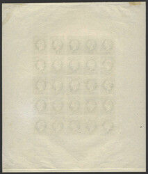 Österreich, 1867, 36 PU, 3 Kreuzer, grün, Bogenprobe in ...