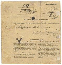 Österreich, 1880, CZERNOWITZ - WÜRZBURG, literaturbekannte ...