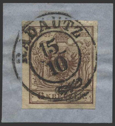 Österreich, 1850, Bukowina, RADAUTZ, 120 p, perfekter ...