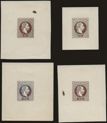 Österreich, 1867, 35, 36, 38, 39 PU, 2, 3, 10, 15 Kreuzer, ...