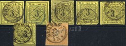 100: Alemania antiguos estados Wurtemberg - Bulk lot