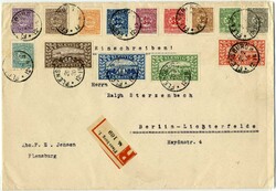 feiner Satzbrief nach Berlin, Michelwert ca. 160.- (273)  ...