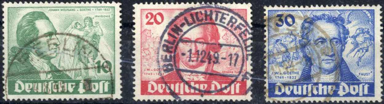 feiner Satz mit Berlin-Stempel Michel +25%, Michelwert 225.- ...