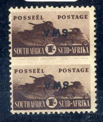 Prachtwert, kopfstehender Aufdruck SG 130 c 450.- Pfund, Fotoattest ...