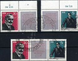 1380: República Democrática Alemana - Se-tenant prints