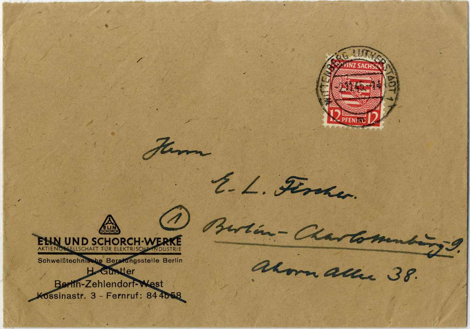 feiner Brief, KB Schulz, Michelwert 220,- (767)Automatically ...