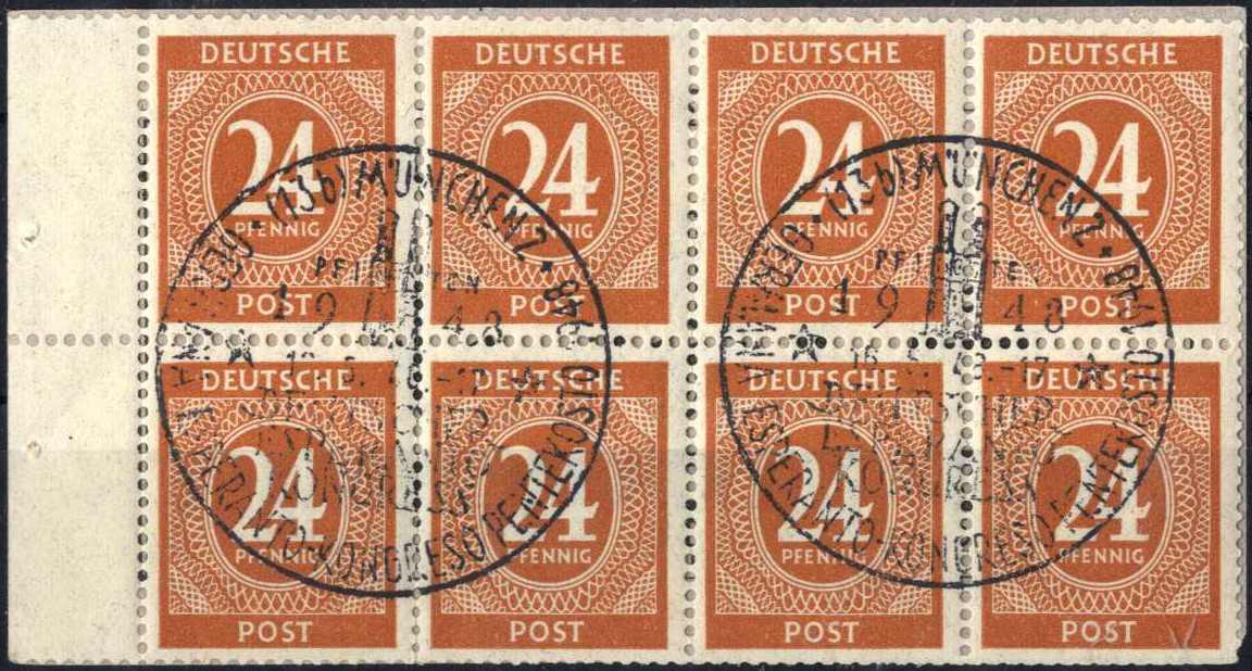 H-Bl. mit Rand, anhängendem Zwischenblatt und Esperanto-SST ...