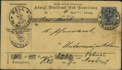 100: Old German States Wurttemberg - Postal stationery