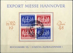 Zd-4er-Block mit ESST auf Sonderblatt (882)Automatically generated ...