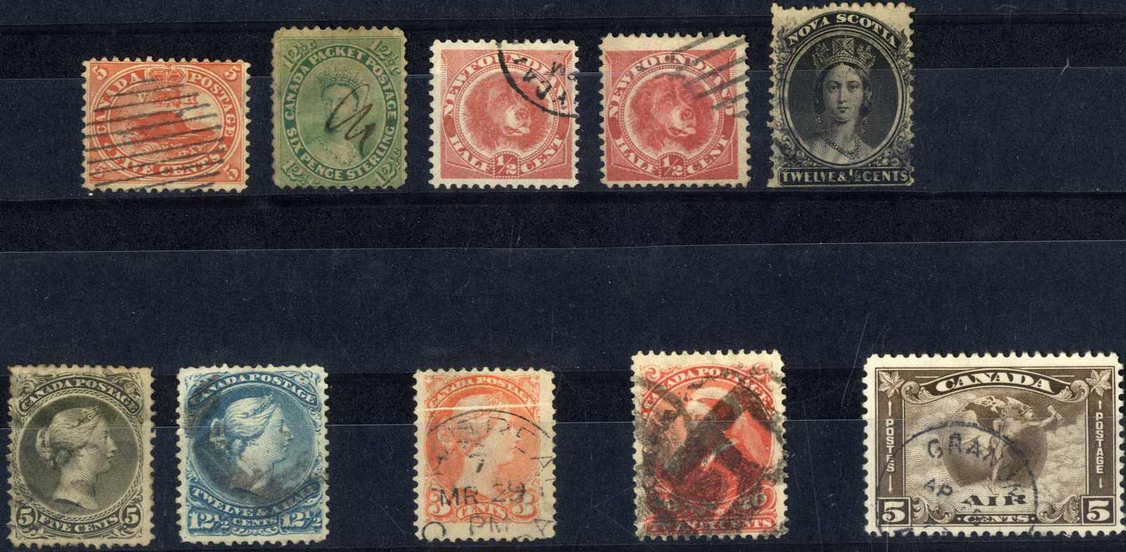 teils unterschiedliches Lot von 10 alten/älteren Werten inkl. ...