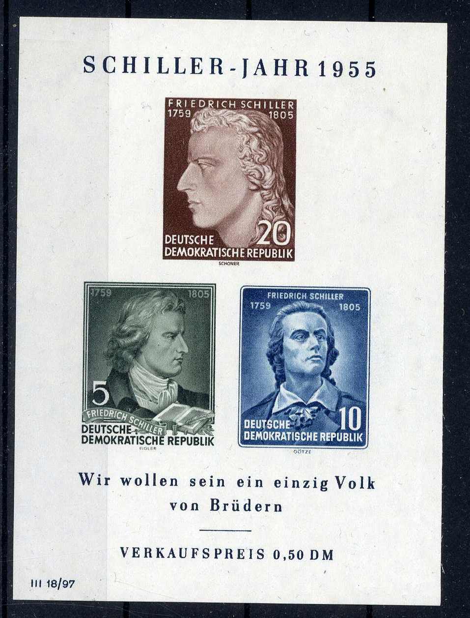 feiner Block mit Plattenfehler, gepr. König, Michelwert 300.- ...