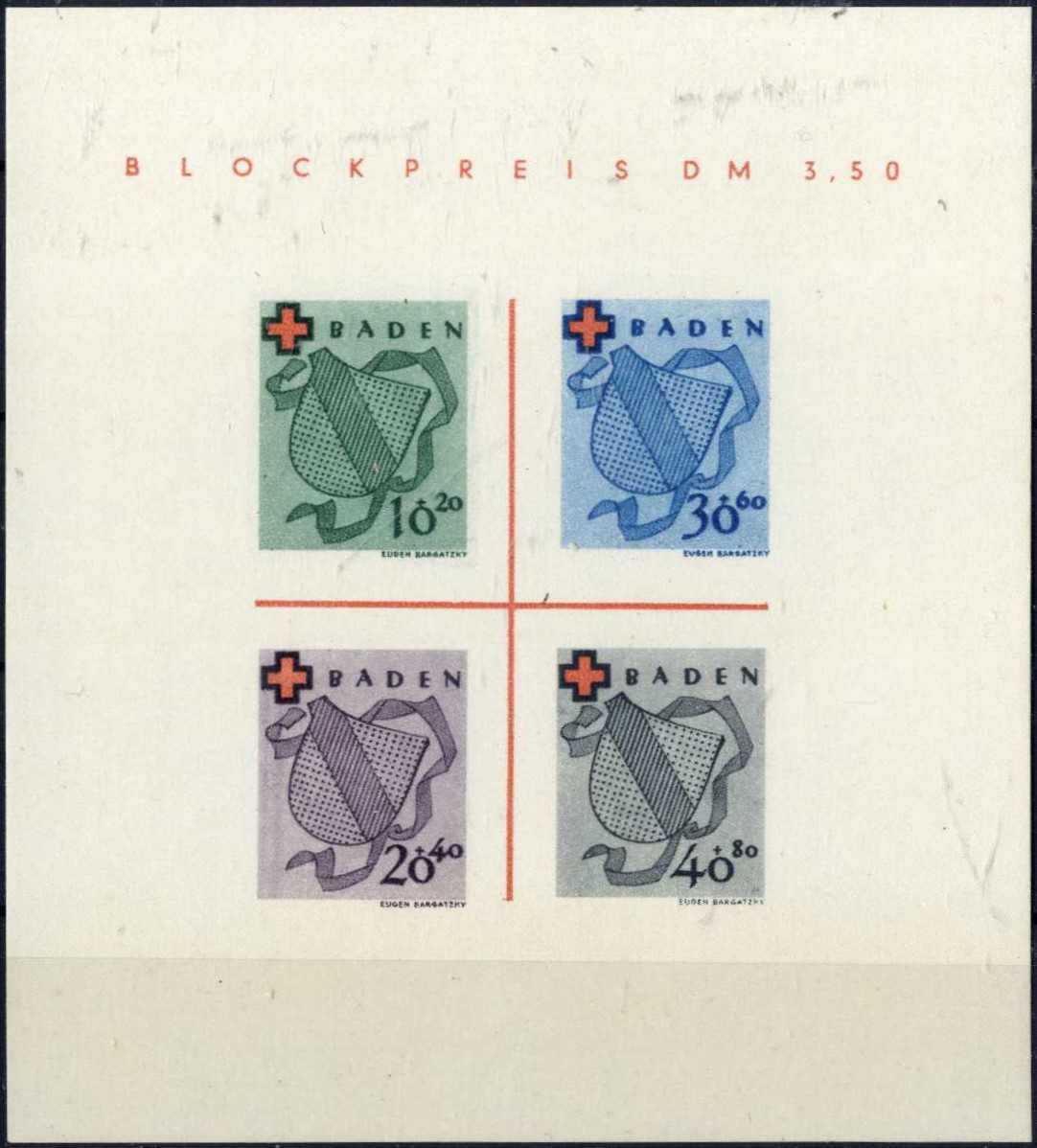 Prachtblock, Michelwert 110,- (948)