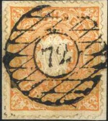 85: Germania - Stati de Sassonia - Cancellations and seals