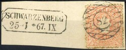85: Old German States Saxony - Cancellations and seals