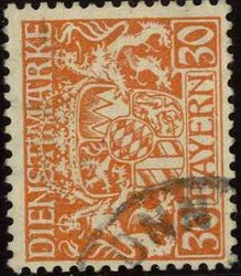 15: 巴伐利亞 - Official stamps