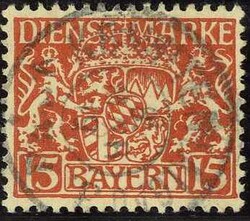 15: 巴伐利亞 - Official stamps
