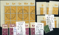 Lot mit 20 Oberrändern, Michelwert nach Angabe 225.- (886)  ...