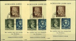 3 Pracht-Blocks mit ESST/SST, 1x mit Plattenfehler IV, Michelwert 150 ...