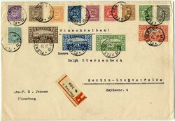 feiner Satzbrief nach Berlin, Michelwert ca. 160.- (273)  ...