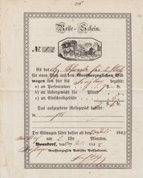 10010030: Old German States Baden Postscheine