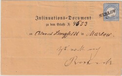 55: Germania - Stati de Meclemburgo Schwerin - Cancellations and seals