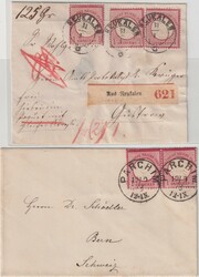 55: Germania - Stati de Meclemburgo Schwerin - Cancellations and seals