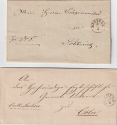 1838-1858, BREYELL, CALL, COMMERN, EUSKIRCHEN, ZÜLPICH, je klarer K1 ...